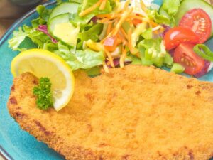 Plate met schnitzel bestellen bij Huisjeboeken.nl